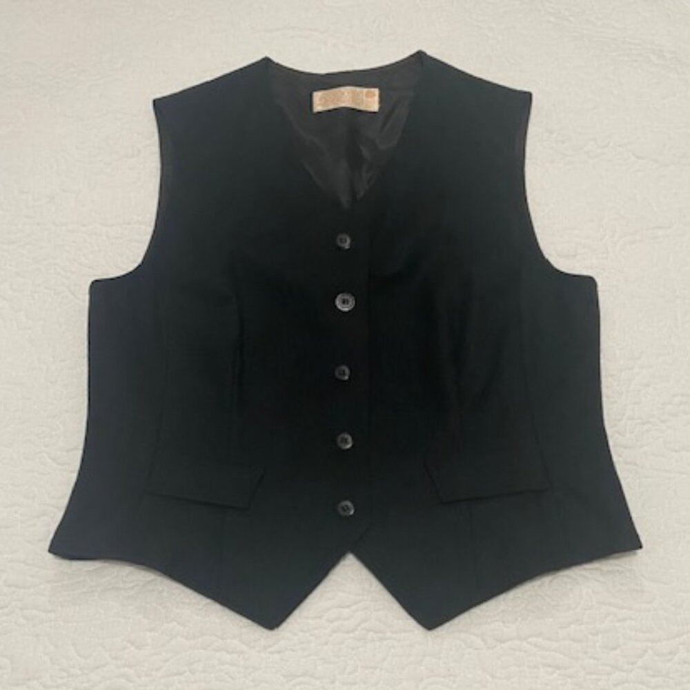 Pendleton Black Button-Up Vest